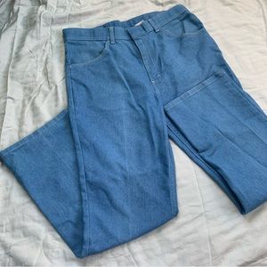 vintage blue bootcut jeans